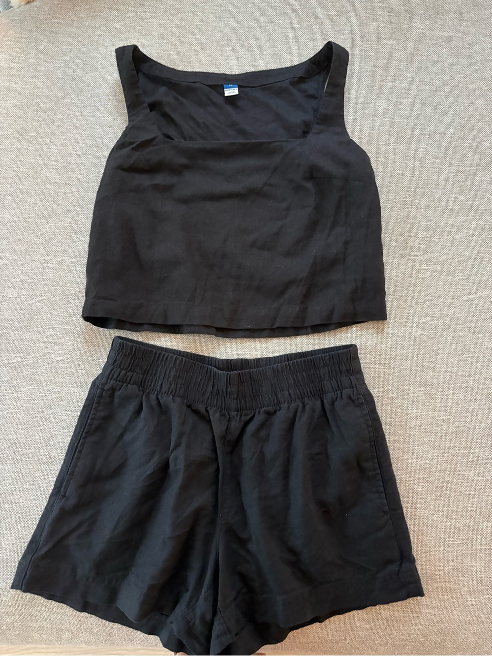 Old navy linen blend set XS